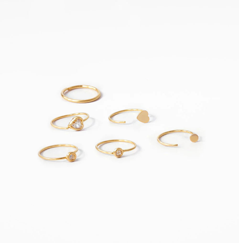 14K Nose Rings Piercings
