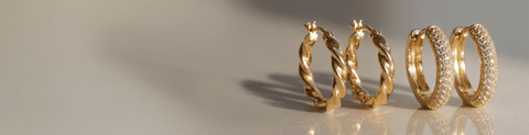 14K Huggies & Hoops Earrings