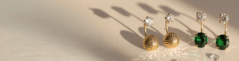 14K Telephone Earrings