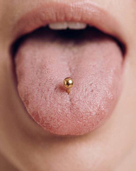 14K Tongue Piercings