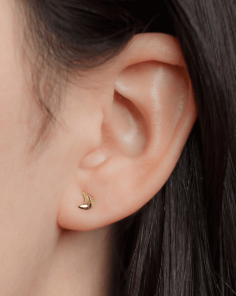 10K Push Back Earrings