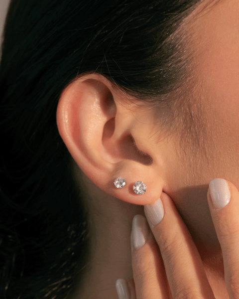 14K Push Back Earrings