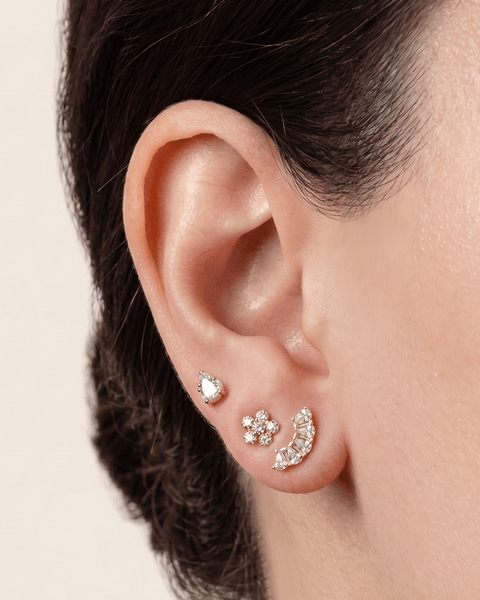 10K Korean Screw Back Earrings