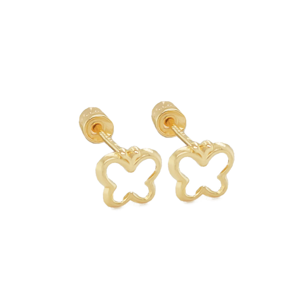 14k Gold-Butterfly Earrings